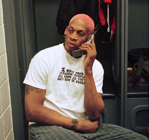 Dennis Rodman cell phone